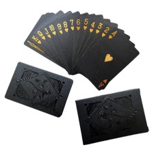 XoBathti Black Foil Playing Cards - Sleek, Stylish Cards for Poker Nights, Parties, and Magic Tricks